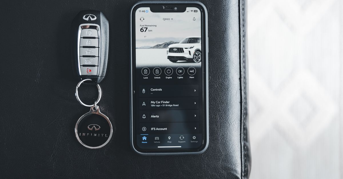 Nissan car key fob — Maple Guard Security Mississauga